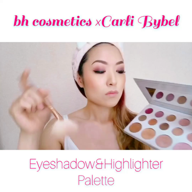 Carli Bybel Deluxe Edition 21 Color Eyeshadow & Highlighter Palette/bh cosmetics/パウダーアイシャドウを使ったクチコミ（1枚目）