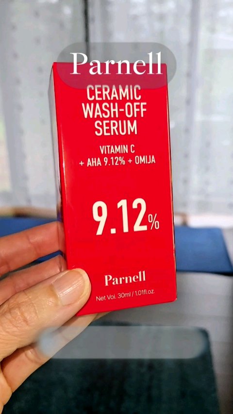 AHA 9.12 オミジャ 陶器肌 ウォッシュオフ セラム/parnell/美容液を使ったクチコミ（1枚目）