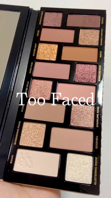 ボーン ディス ウェイ ザ ナチュラル ヌード アイシャドウ パレット/Too Faced/アイシャドウパレットを使ったクチコミ（1枚目）