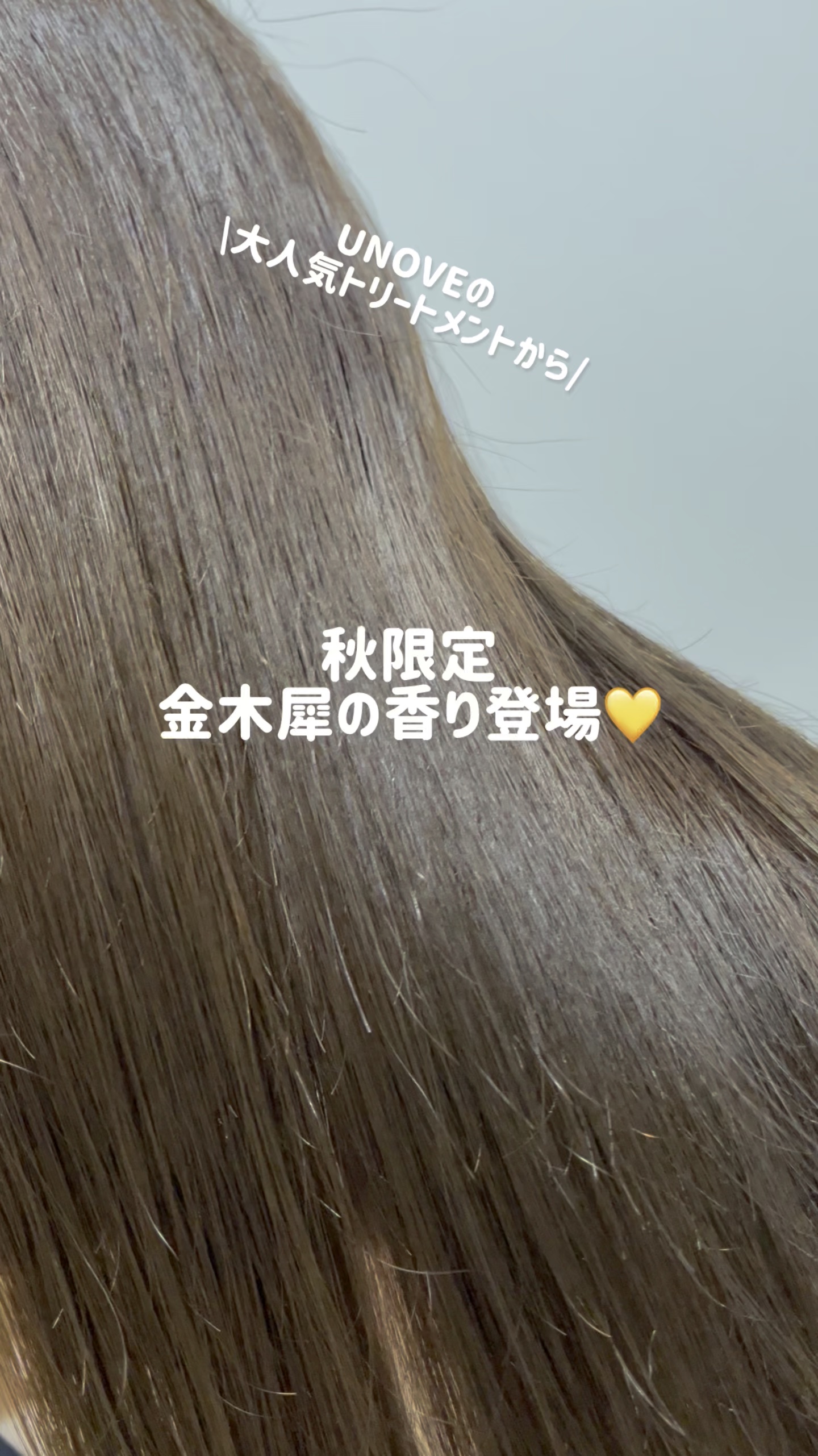 ディープダメージトリートメントEX 金木犀エディション/UNOVE/洗い流すヘアトリートメントの動画クチコミ2つ目