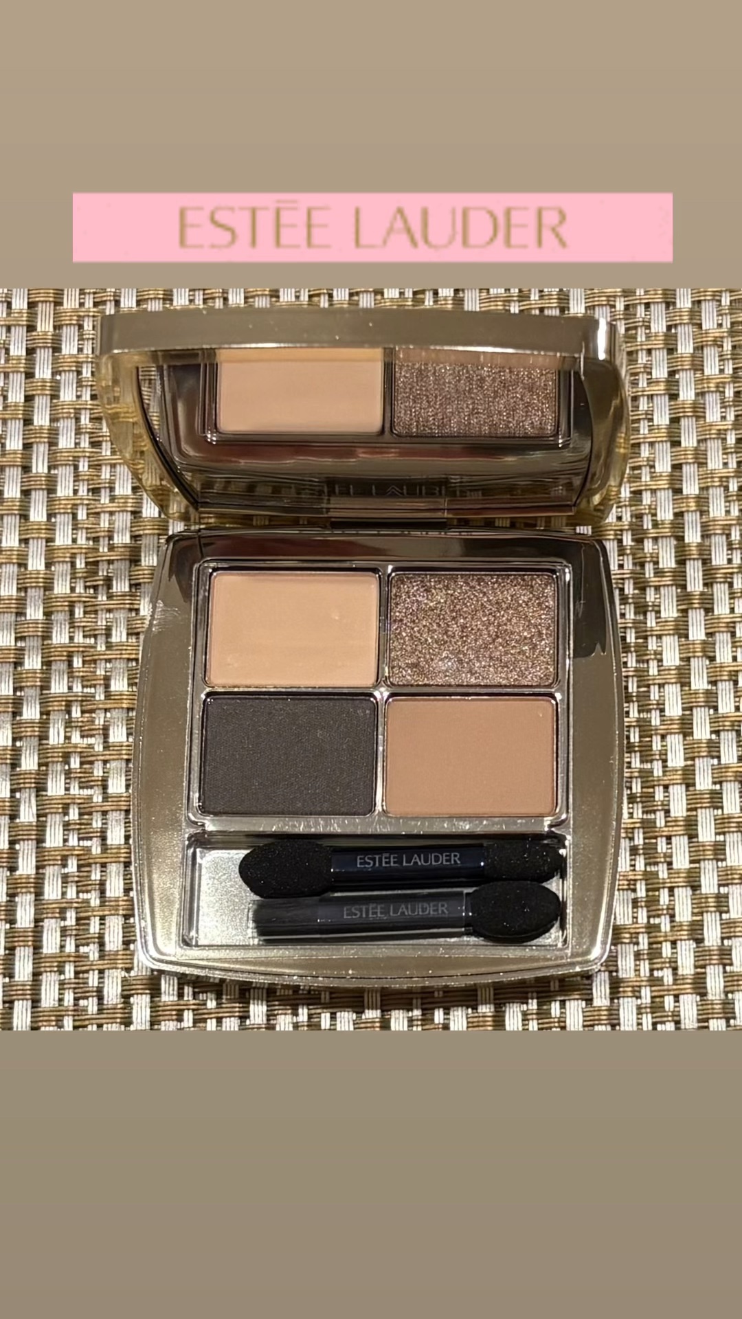 ピュア カラー エンヴィ リュクス アイシャドウ クアッド /ESTEE LAUDER/アイシャドウパレットの動画クチコミ1つ目