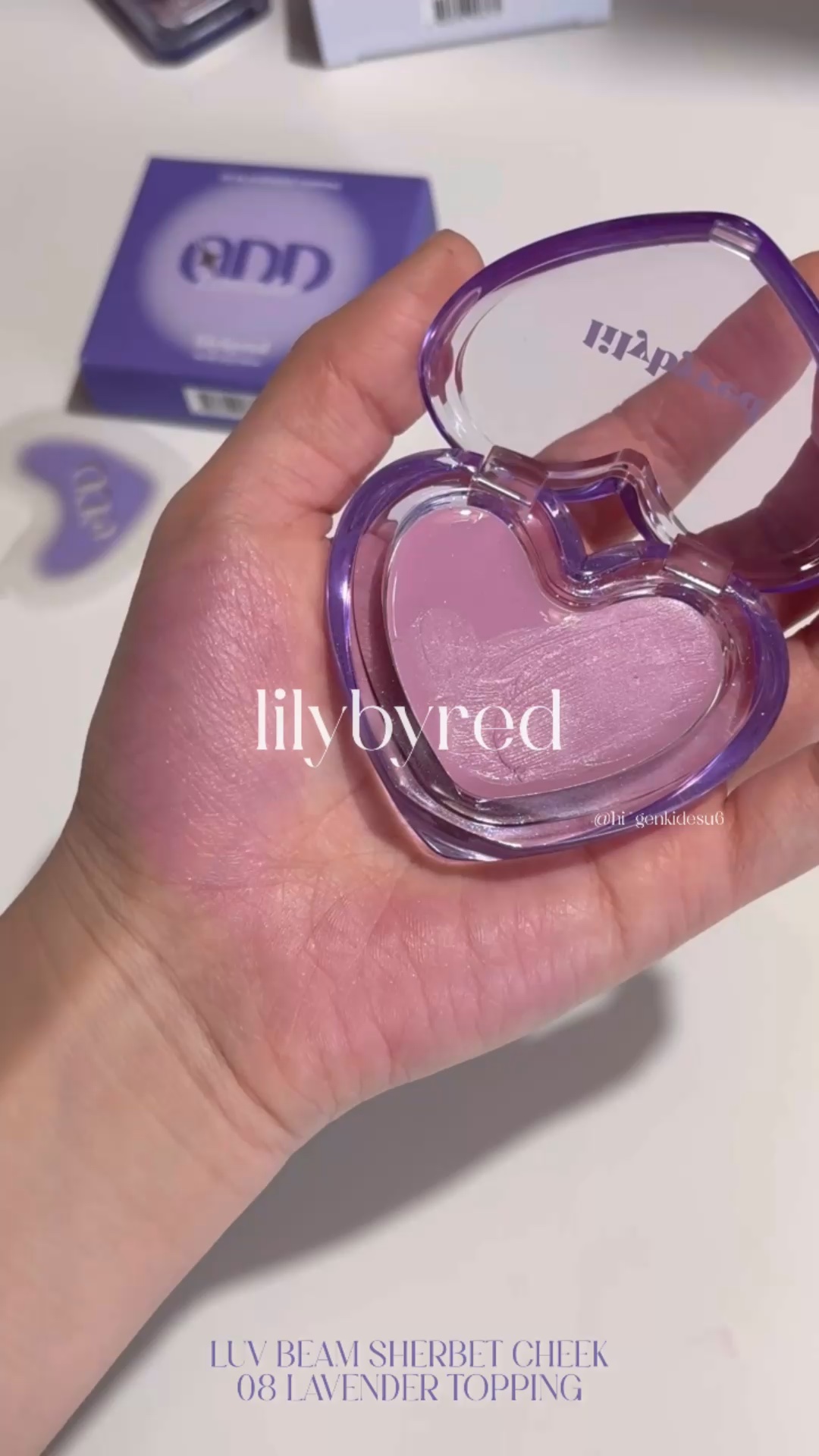 ラヴビーム シャーベットチーク/lilybyred/ジェル・クリームチークを使ったクチコミ（1枚目）
