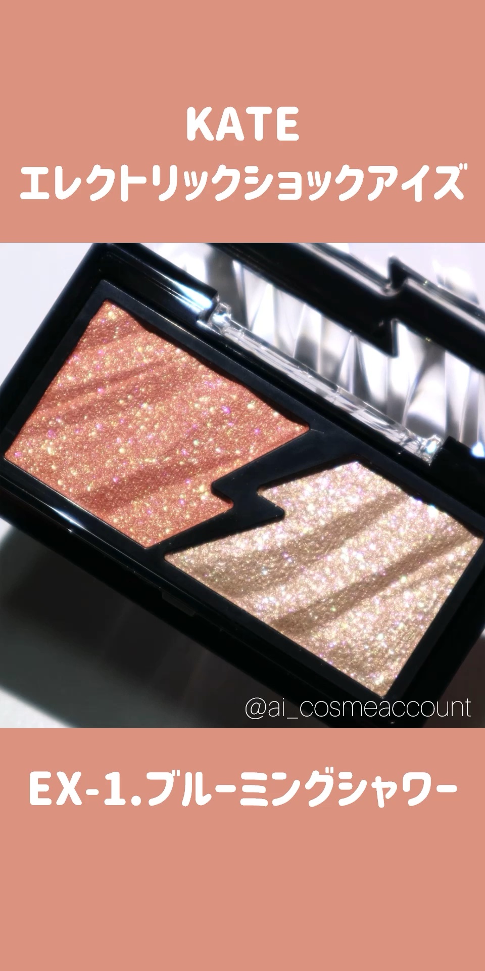 エレクトリックショックアイズ /KATE/アイシャドウパレットを使ったクチコミ（1枚目）