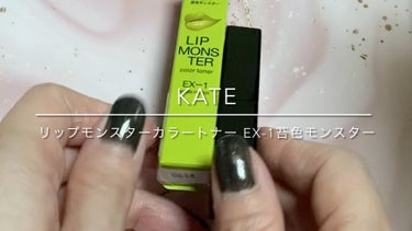 リップモンスターカラートナー/KATE/口紅を使ったクチコミ（1枚目）