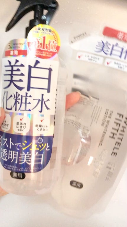 薬用美白化粧水/WHITELE FIFTH/ミスト状化粧水の人気ショート動画