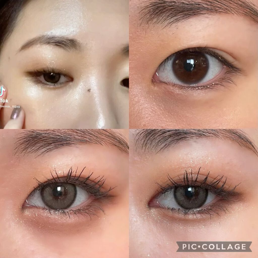 グリッター シャドウ カラー/rom&nd/グリッターを使ったクチコミ（2枚目）