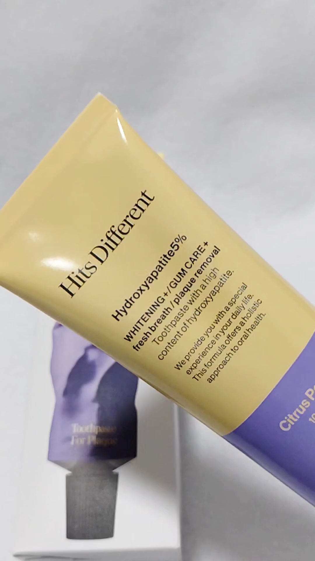 ヒッツディファレント　トゥースペースト　フォー　プラーク/Hits Different/歯磨き粉の人気ショート動画