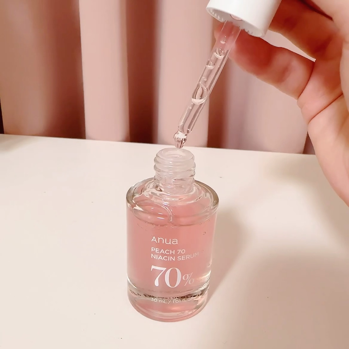 桃70%ナイアシンセラム/Anua/美容液を使ったクチコミ（3枚目）