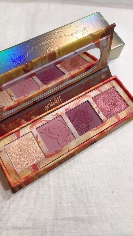 山海シリーズ 4色アイシャドウパレット/GirlCult/アイシャドウパレットの人気ショート動画