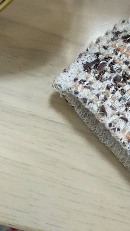 レ キャトル オンブル ツイード 04 ツイード ブラン エ ローズ レ キャトル オンブル ツイード 04 ツイード ブラン エ ローズ