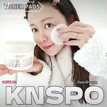 トナーパッド/KNSPO/化粧水の動画クチコミ1つ目