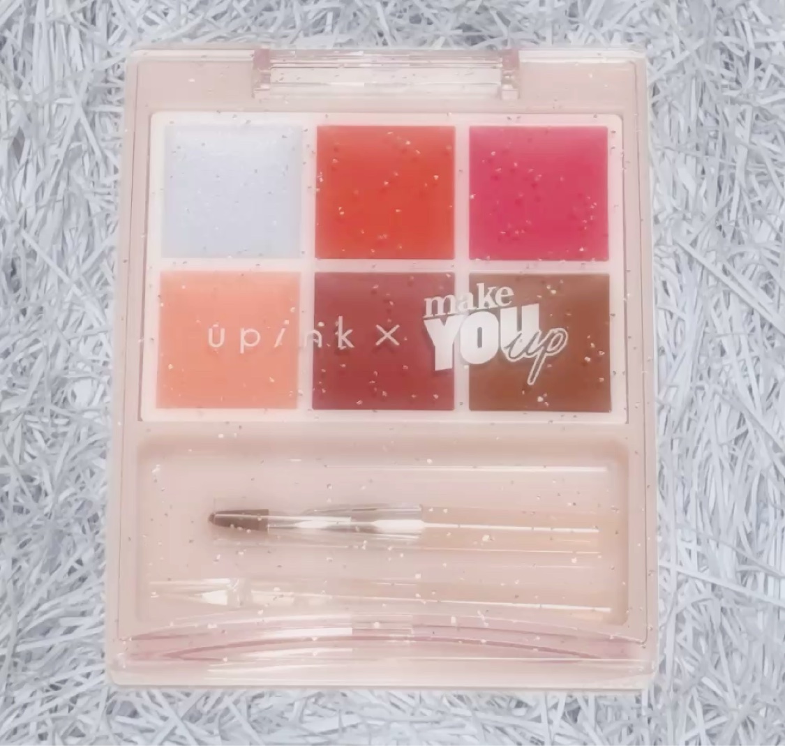 upink × make YOU up ピーチムードリップパレット/upink/口紅の動画クチコミ1つ目