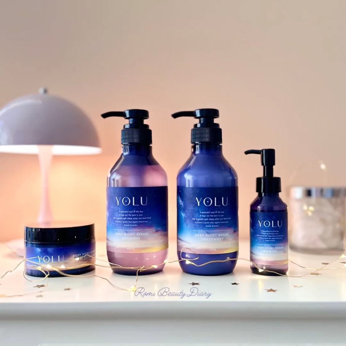 ディープナイトリペアシャンプー／トリートメント/YOLU/市販シャンプーを使ったクチコミ（1枚目）