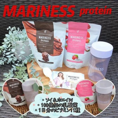 マリネスプロテイン(リッチチョコレートフレーバー)/mariness/ボディサプリメントを使ったクチコミ（2枚目）