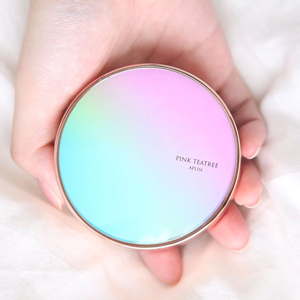 ピンクティーツリーカバークッション/APLIN/クッションファンデーションを使ったクチコミ（1枚目）