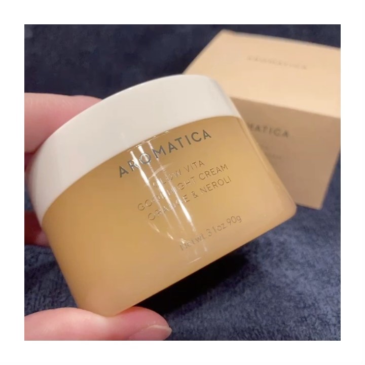 グロービタグットナイトクリーム/AROMATICA/フェイスクリームを使ったクチコミ（3枚目）