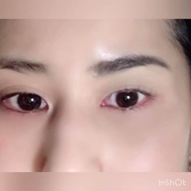 U R GLAM UR GLAM　LIQUID EYELINERのクチコミ「がっつり囲みアイラインのかきかた🙋‍♀️

相変わらず動画になれず見にくくてすみません😭😭😭
.....」（2枚目）