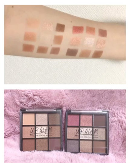 UR GLAM BLOOMING EYE COLOR PALETTE/U R GLAM/アイシャドウパレットを使ったクチコミ(2枚目)