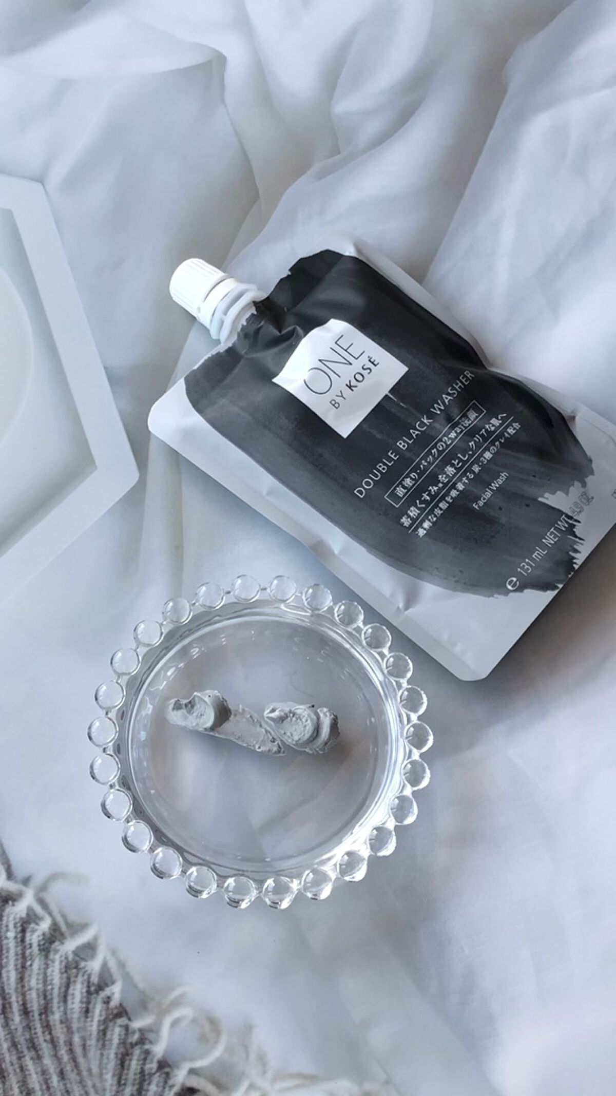 ダブル ブラック ウォッシャー/ONE BY KOSE/その他洗顔料の動画クチコミ3つ目