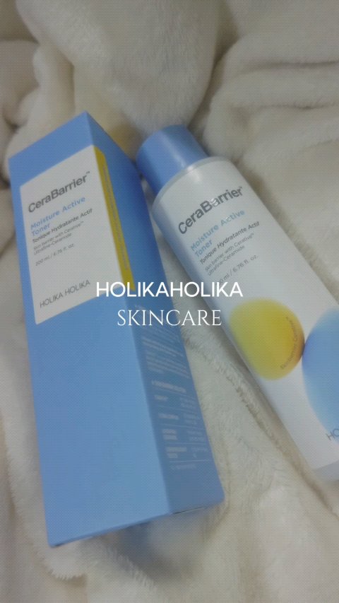 セラバリア　モイスチャーアクティブ　トナー /HOLIKA HOLIKA/化粧水の動画クチコミ5つ目