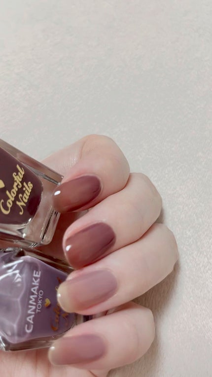 カラフルネイルズ/キャンメイク/マニキュアの人気ショート動画