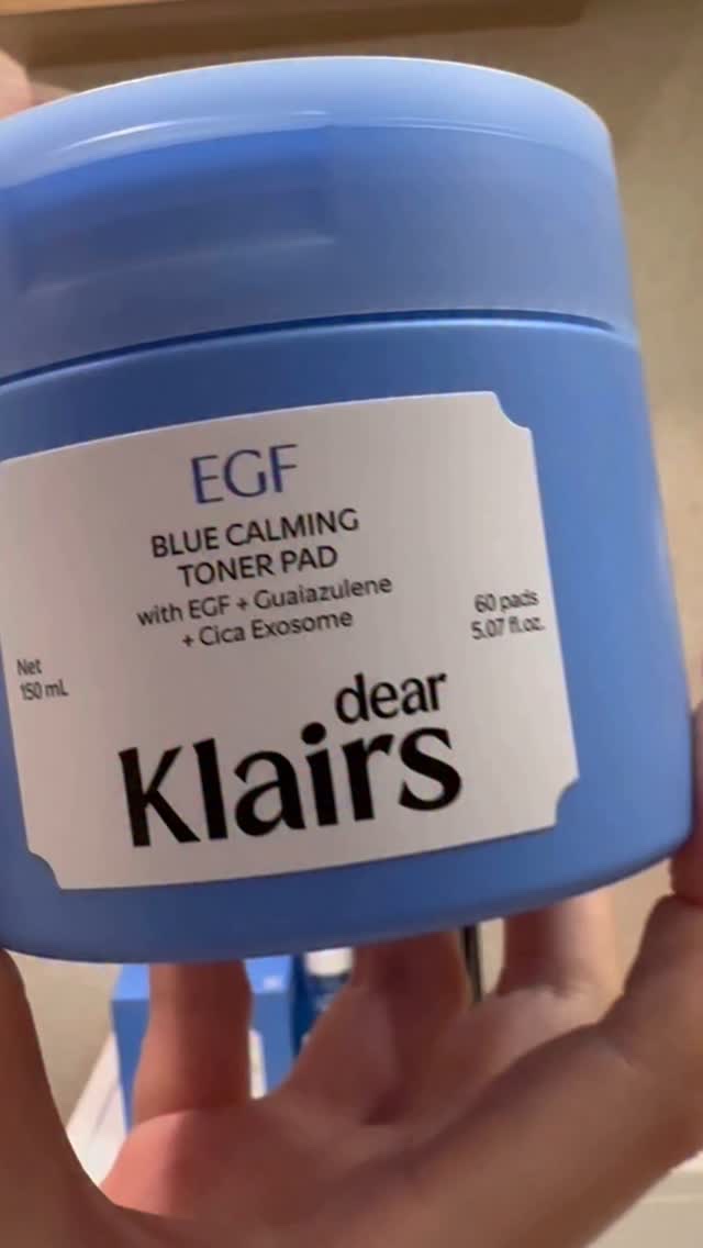 ミッドナイトブルーカーミングクリーム/Klairs/フェイスクリームの動画クチコミ1つ目