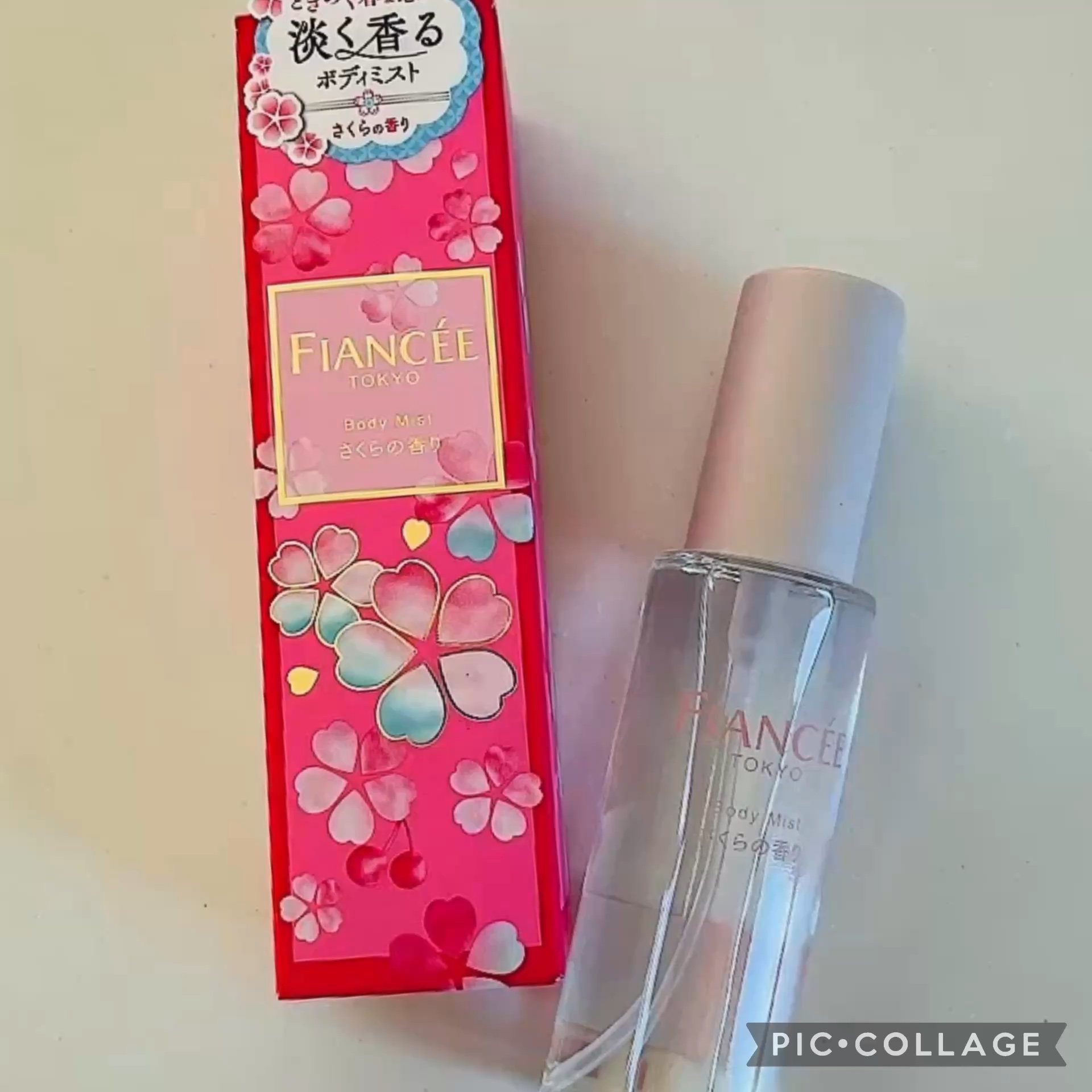 ボディミスト さくらの香り R/フィアンセ/香水(レディース)を使ったクチコミ（1枚目）