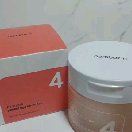 4番 毛穴ゼロたまご肌トナーパッド/numbuzin/トナーパッドの人気ショート動画