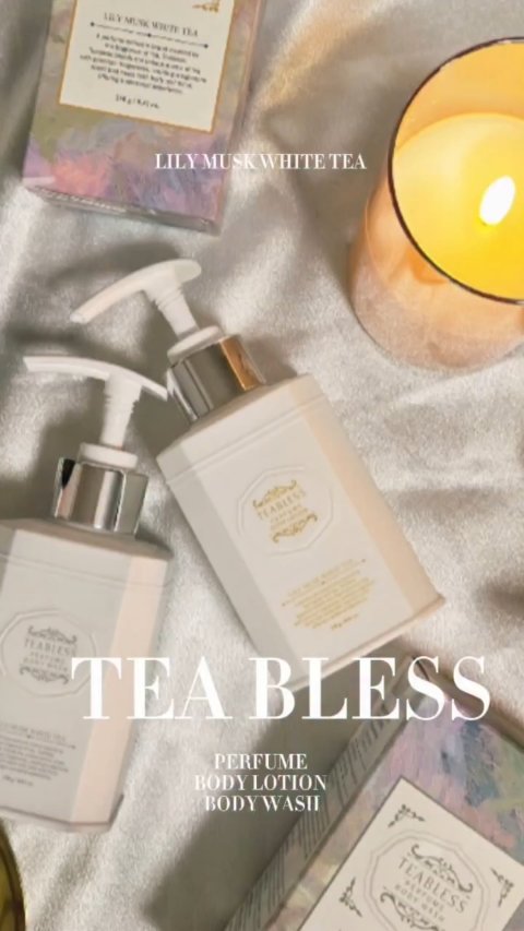 パフュームボディローション リリィムスクホワイトティー/TEABLESS/ボディローションの人気ショート動画