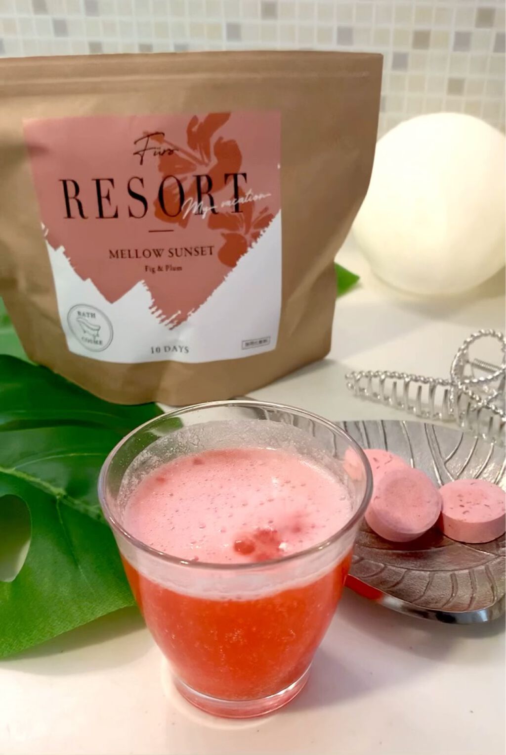 Furo RESORT MELLOW SUNSET（フューロリゾート　メローサンセット）/Furo/炭酸系入浴剤の動画クチコミ1つ目