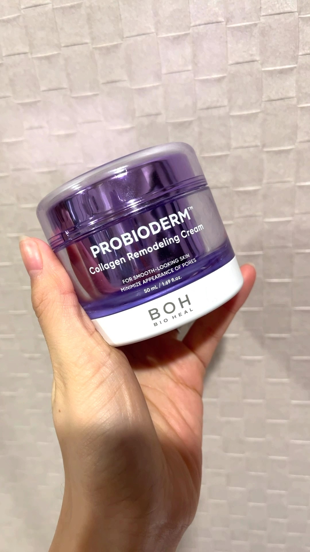 みち😼です。

💫使い切りレビュー
【BIOHEAL BOH】プロバイオダーム コラーゲン リモデリングクリーム／¥3,465


✔︎ 肌にうるおいを与える
✔︎ ふっくらとしたなめらか肌へ
✔︎ 肌のうるおいバランスを整える
✔︎ 