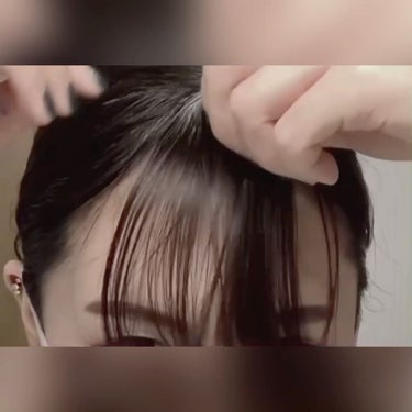 AWESOME STORE コンパクトヘアアイロンのクチコミ「\自己流前髪の巻き方🌹✨【動画あります💫】

今回は私がいつもしている前髪の巻き方を紹介します.....」（2枚目）