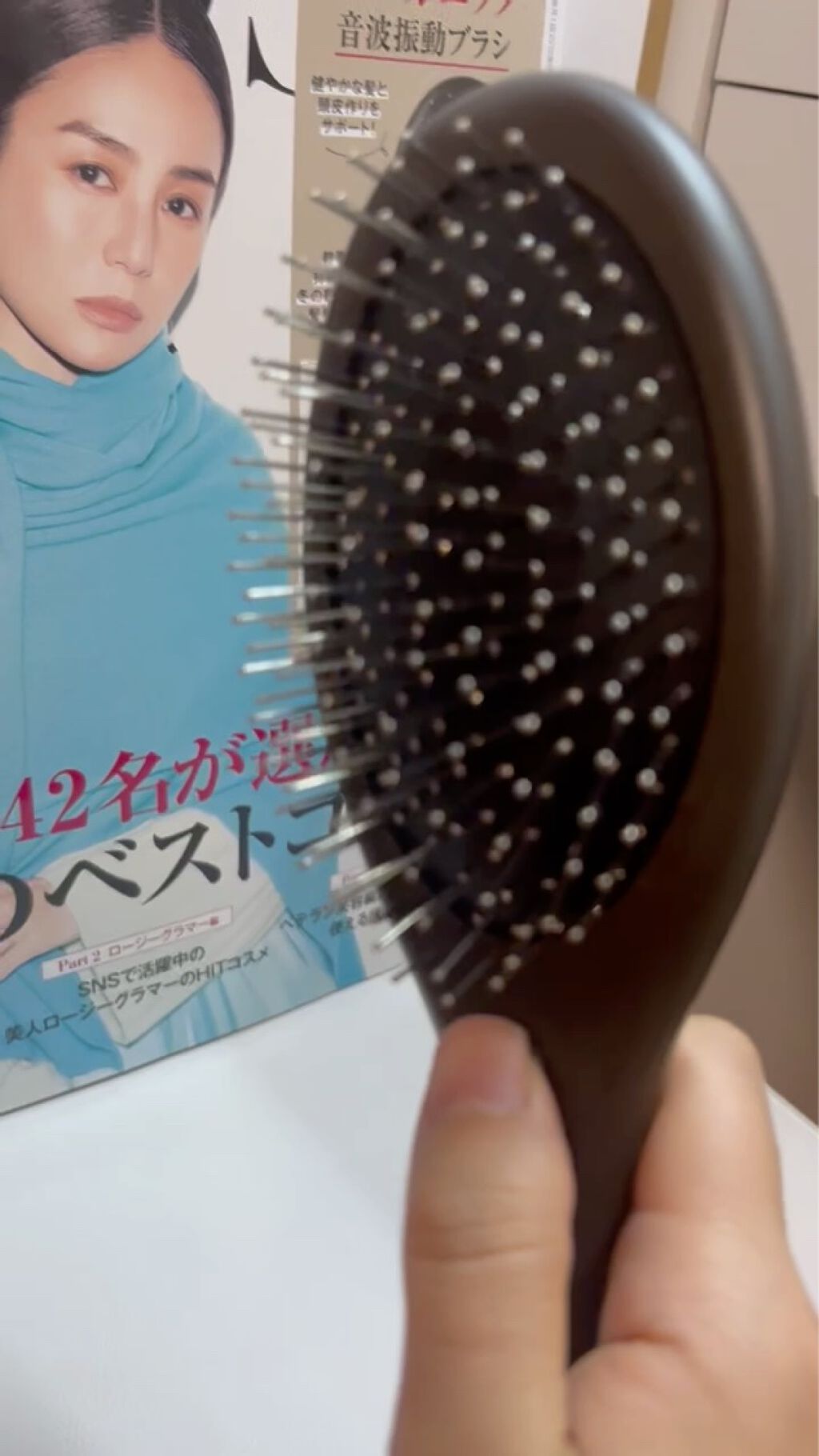 コンボパドルブラシ/john masters organics/ヘアブラシを使ったクチコミ（2枚目）