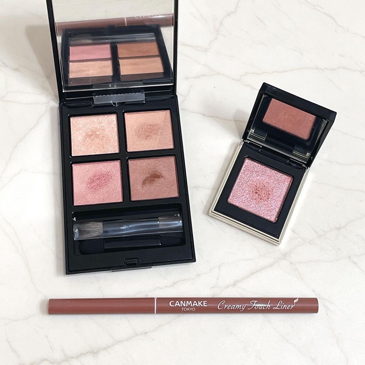 クリーミータッチライナー/キャンメイク/ジェルアイライナーを使ったクチコミ（1枚目）