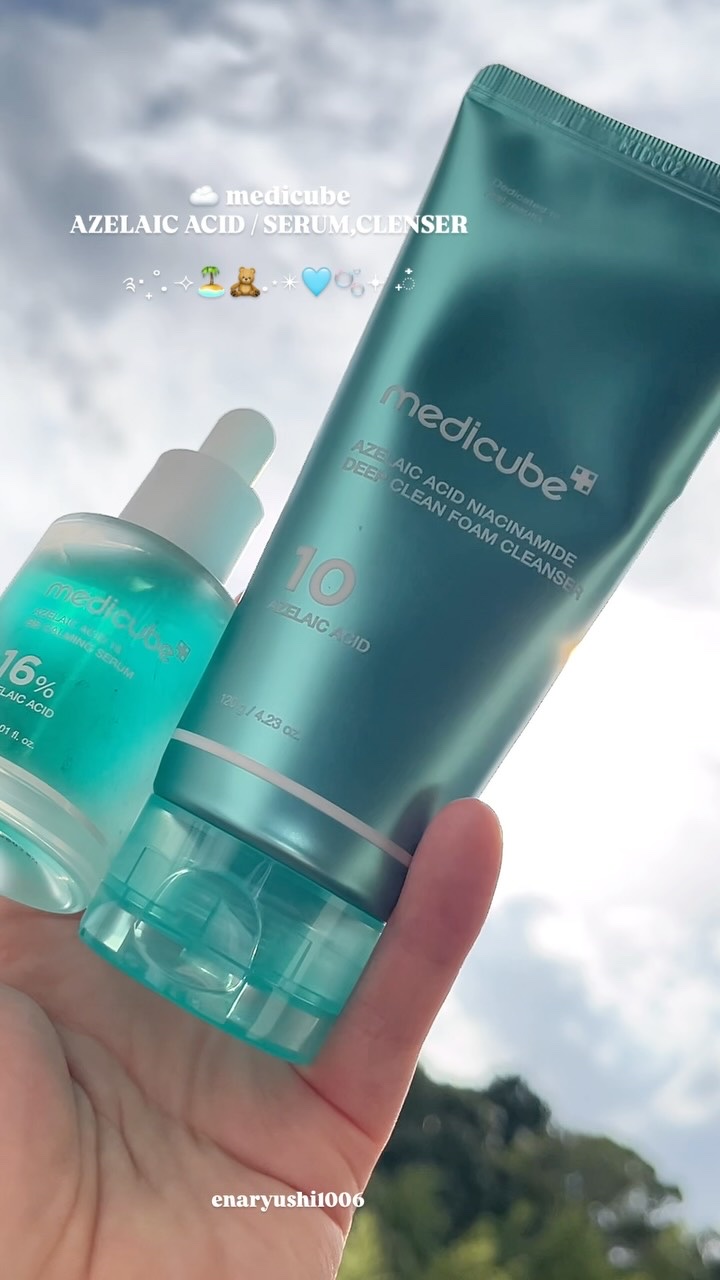 🏝️🧸🩵🫧𓇼 ೀ ‧₊˚𖥔 ݁ ˖๋

【medicube メディキューブ】
@medicube_officialjapan 

☁️アゼライン酸16BBカーミングセラム
☁️アゼライン酸ディープクリーンクレンザー

_____