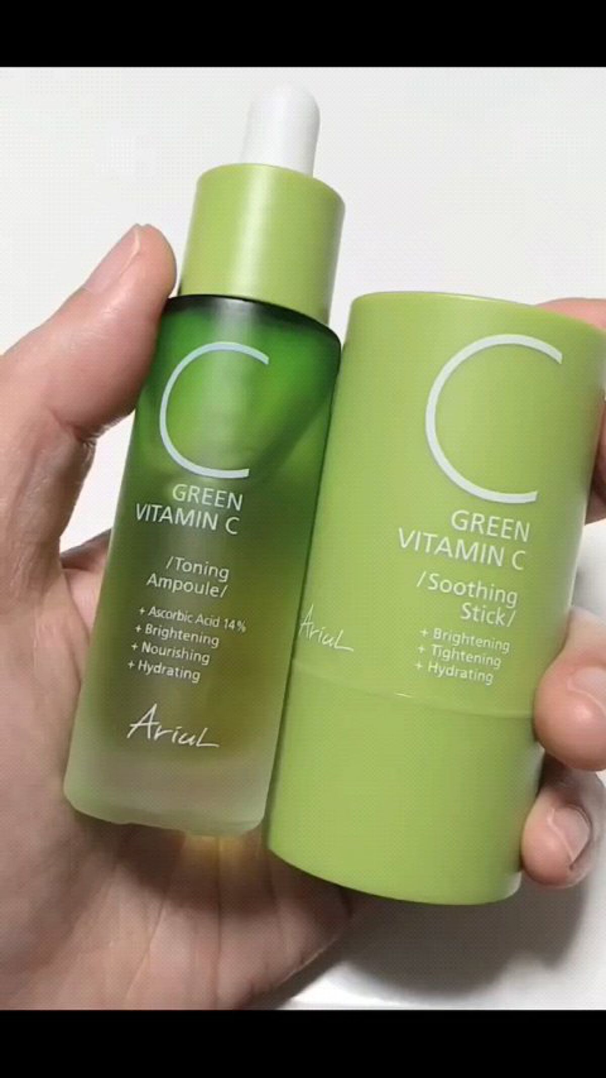 グリーンビタミンCスティック/Ariul/フェイスバームの人気ショート動画