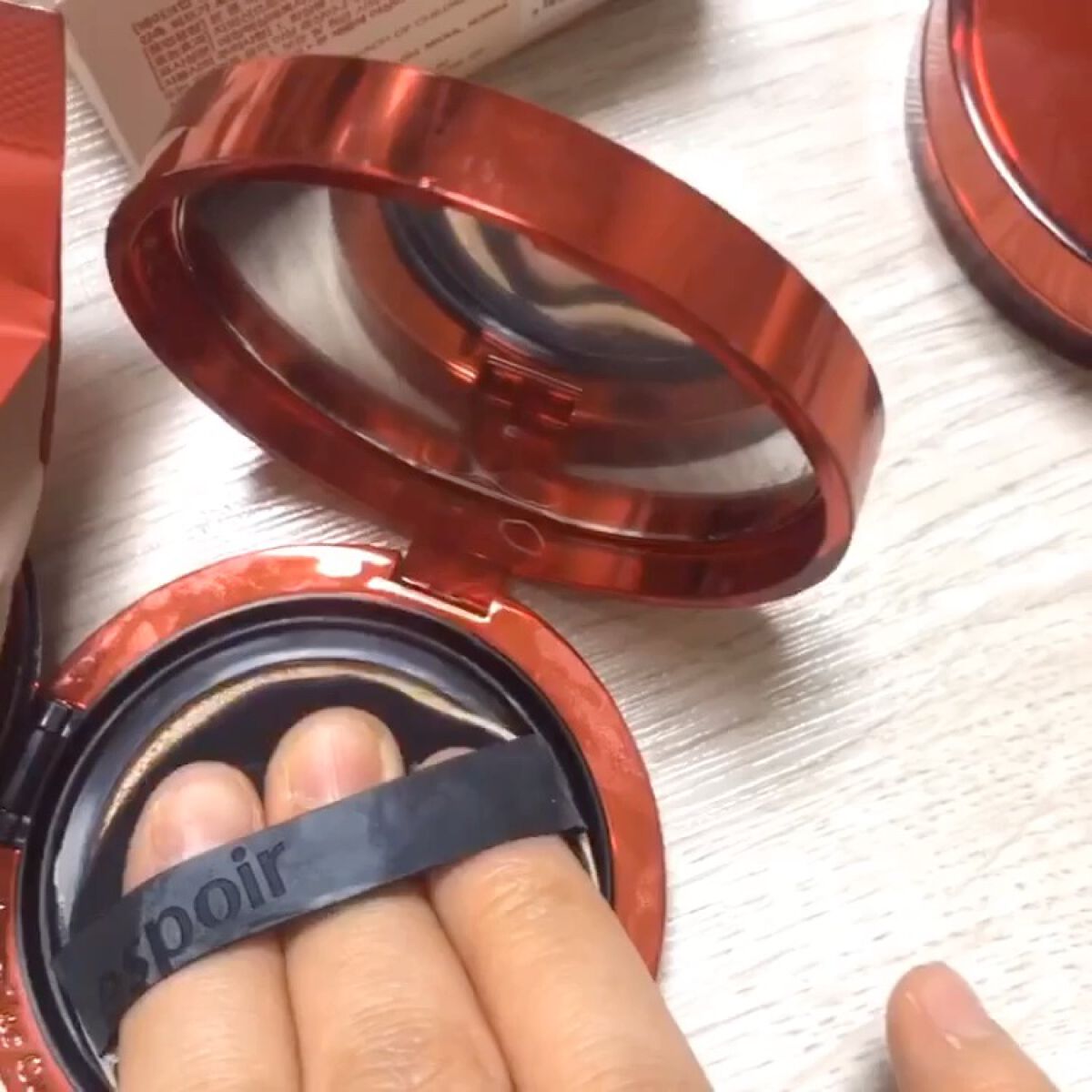 プロテーラービーベルベットカバークッション/espoir/クッションファンデーションを使ったクチコミ（3枚目）