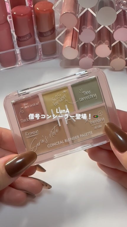コンシールブレンダーパレット/LUNA/パレットコンシーラーの人気ショート動画