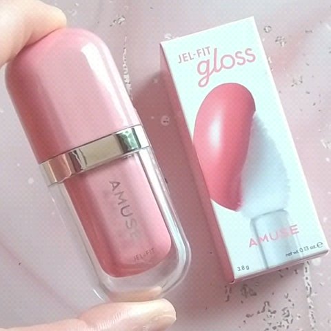 ジェルフィットグロス/AMUSE/リップグロスを使ったクチコミ（1枚目）
