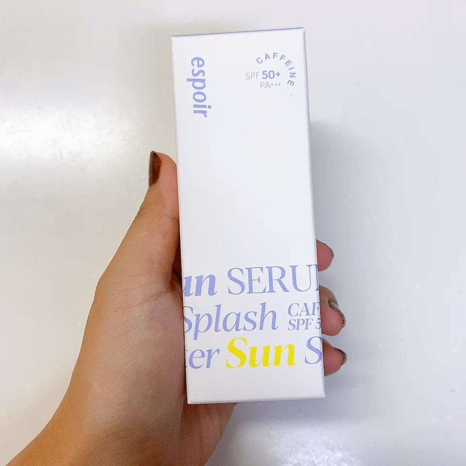エスポア ウォータースプラッシュサンセラム/espoir/日焼け止めクリームの動画クチコミ1つ目
