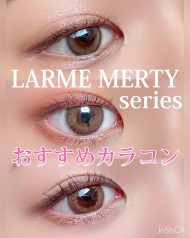 LARME MELTY SERIES(ラルムメルティシリーズ) ベロアチョコ/LARME/カラーコンタクトレンズを使ったクチコミ（1枚目）