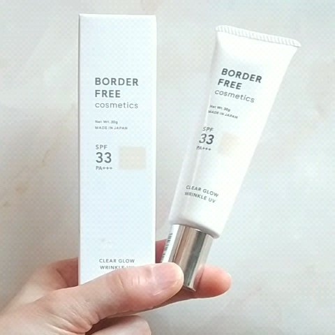 クリアグロウリンクルUV/BORDER FREE cosmetics/日焼け止め・UVケアを使ったクチコミ（1枚目）