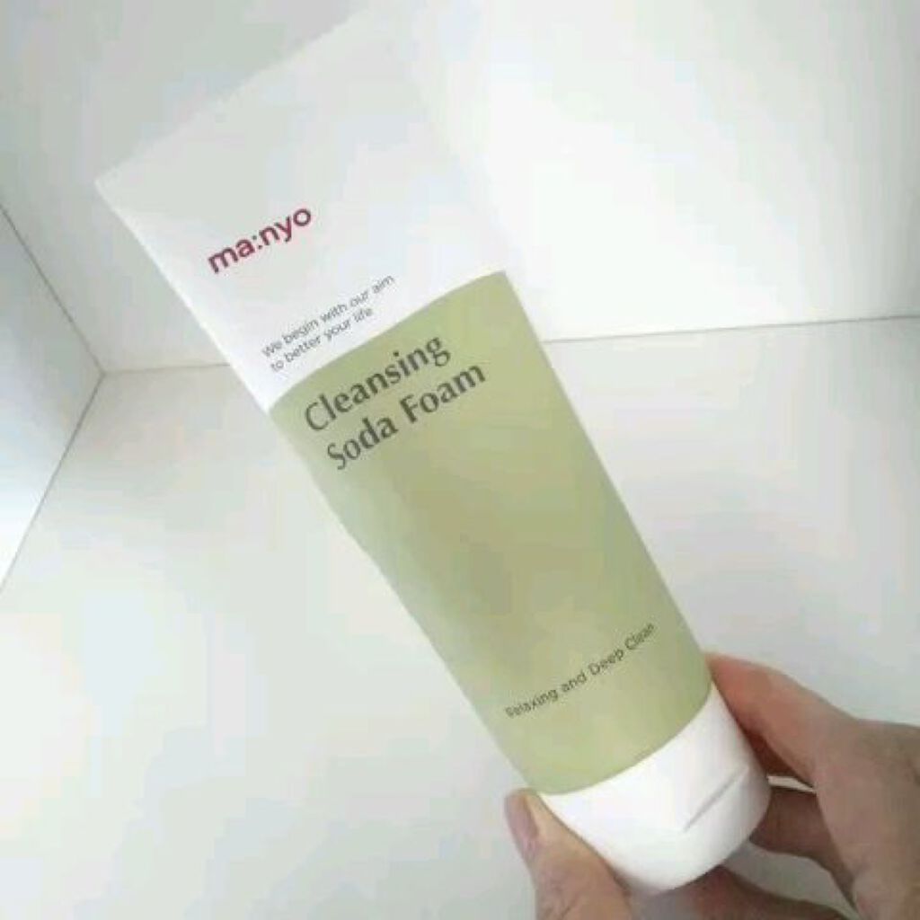 ソーダ洗顔料/manyo/洗顔フォームを使ったクチコミ（1枚目）