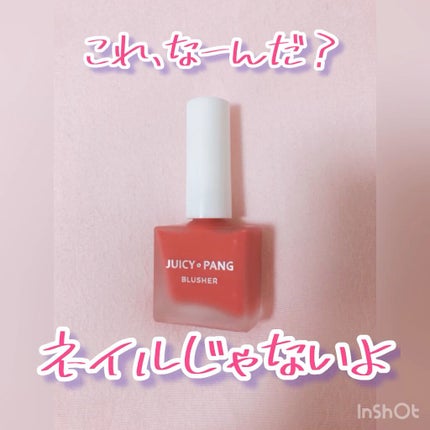 ジューシー パン ウォーター ブラッシャー/A’pieu/リキッドチークの人気ショート動画