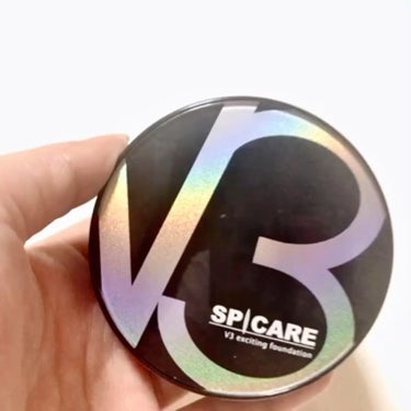 SPICARE V3 エキサイティングファンデーションのクチコミ「口コミもいいものばかりで気になっていたv3ファンデーション。﻿
1週間ほど使用してみたのでレビ.....」（2枚目）