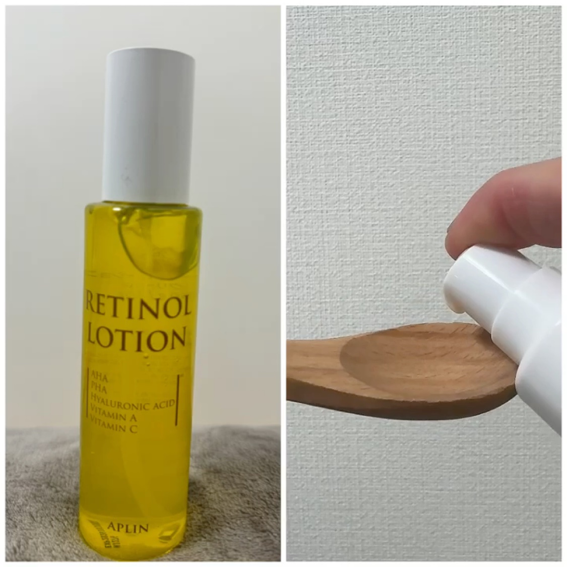 レチノールトナー/APLIN/ミスト状化粧水を使ったクチコミ（3枚目）
