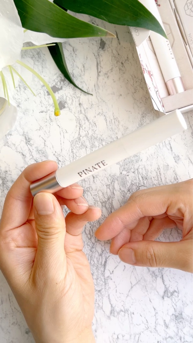 ベアグローペプチドメルティングバーム/PINATE/口紅を使ったクチコミ（2枚目）