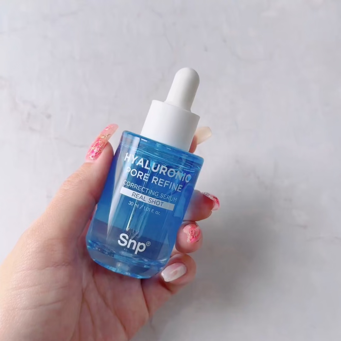 ヒアルロニックポアリファインコレクトセラムリアルショット/SNP/美容液を使ったクチコミ（3枚目）