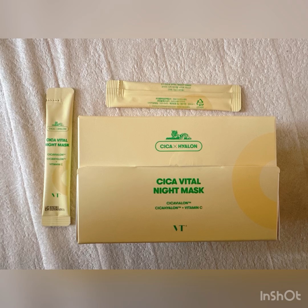 シカ バイタルナイトマスク/VT/フェイスクリームの動画クチコミ1つ目