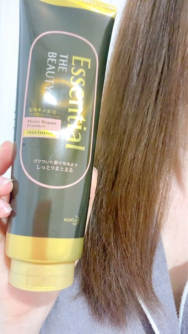 THE BEAUTY 髪のキメ美容プレミアムトリートメント＜モイストリペアプレミアム＞/エッセンシャル/洗い流すヘアトリートメントを使ったクチコミ（8枚目）